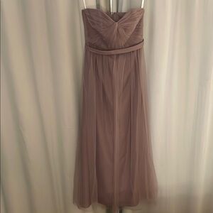 David’s Bridal Elegant Strapless Dress, size 6